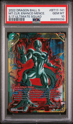 2022 DRAGON BALL SUPER ULTIMATE SQUAD META-COOLER, MENACE #BT17-141 - PSA 10 (Online Order Only)