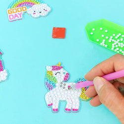 Adorable Keychains Diamond Art Kit – Unicorn (Set of 15) (ONLINE ORDER ONLY)