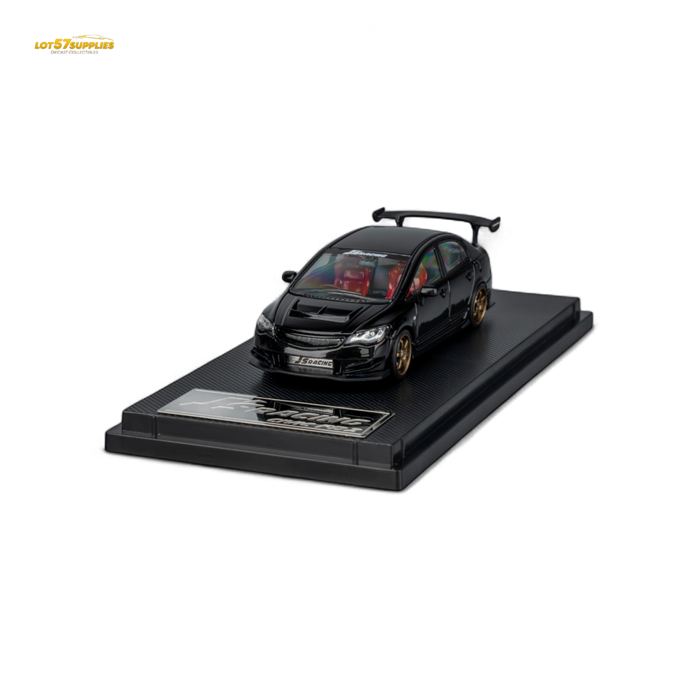 (Pre-Order) Microturbo Custom FD2 J'S Racing - Metallic Black 1:64 (ONLINE ORDER ONLY)