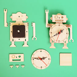 Robot Clock DIY Kit, Educational STEM Toy (ONLINE ORDER ONLY)