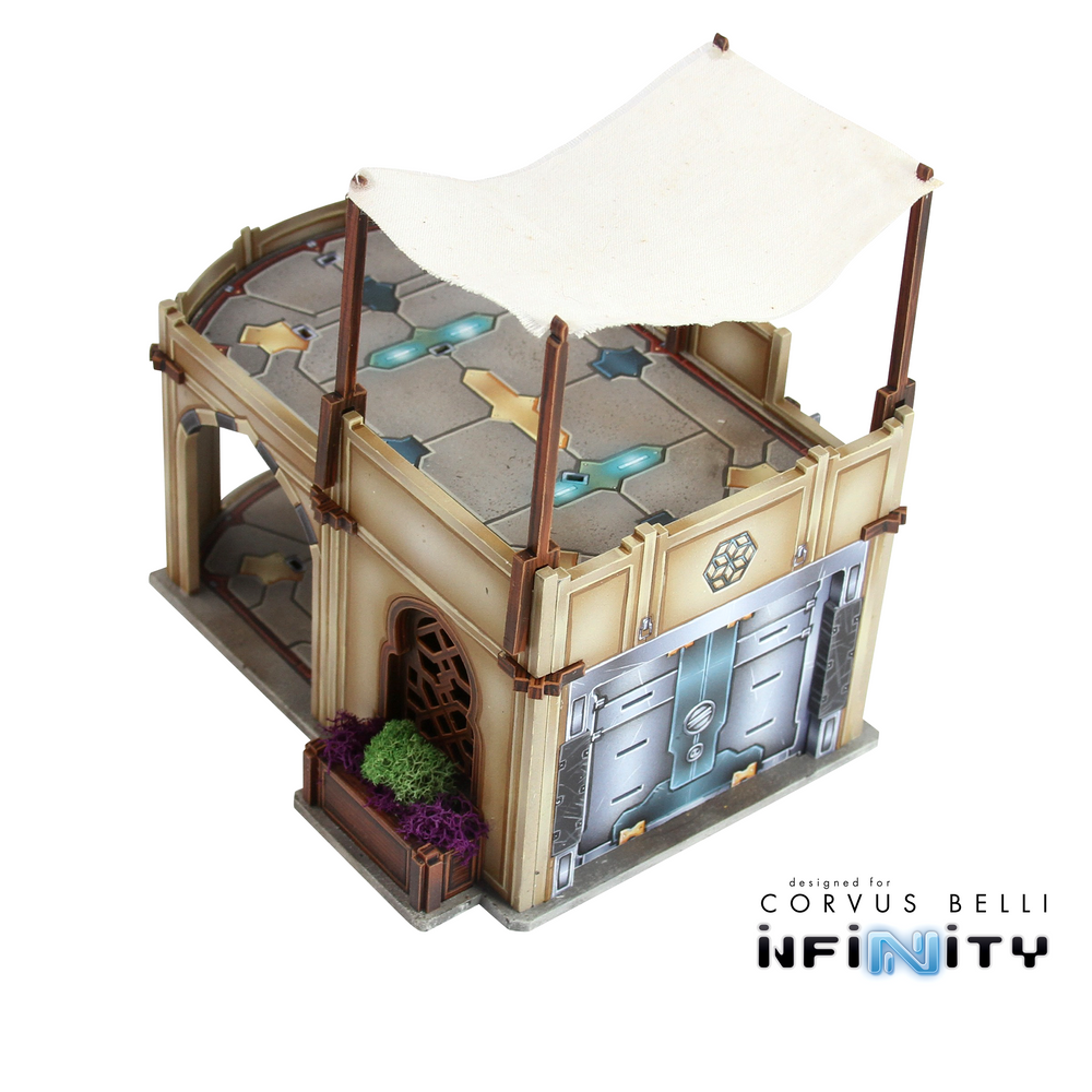 Alcazaba Utility Buildings (2-Pack) — Bare MDF