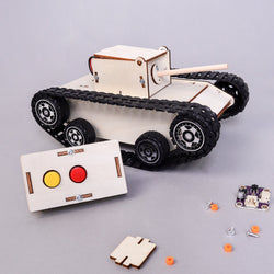 Remote-Controlled Tank DIY Kit, Educational STEM Toy (ONLINE ORDER ONLY)