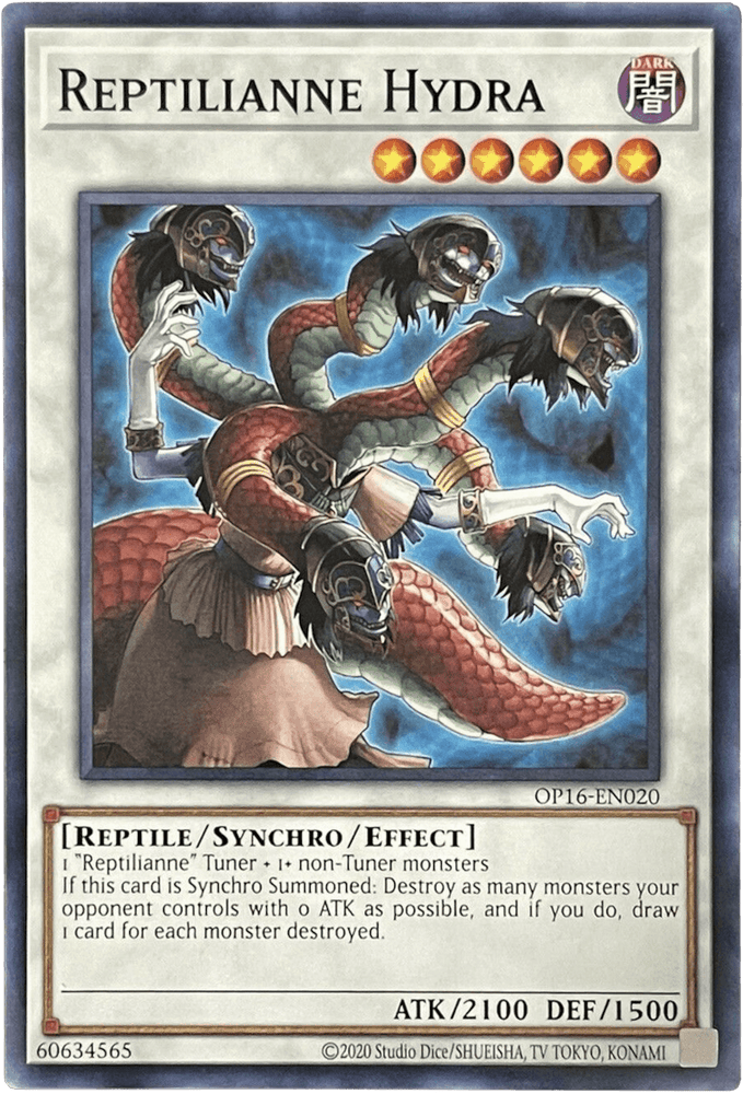 Reptilianne Hydra [OP16-EN020] Common (ONLINE ORDER ONLY)