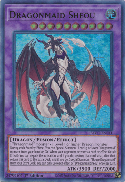 Dragonmaid Sheou [ETCO-EN041] Ultra Rare (ONLINE ORDER ONLY)