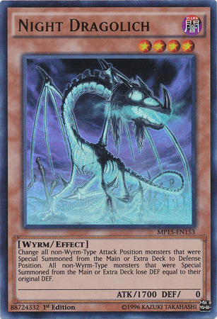Night Dragolich [MP15-EN153] Ultra Rare (ONLINE ORDER ONLY)