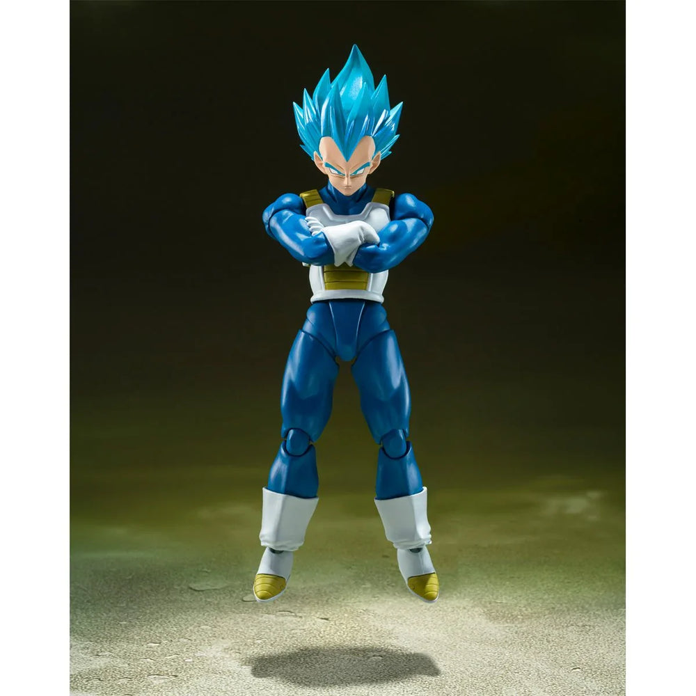 Dragon Ball Super Super Saiyan God Super Saiyan Vegeta Unwavering Saiyan Pride S.H.Figuarts Action Figure (Online Order Only)