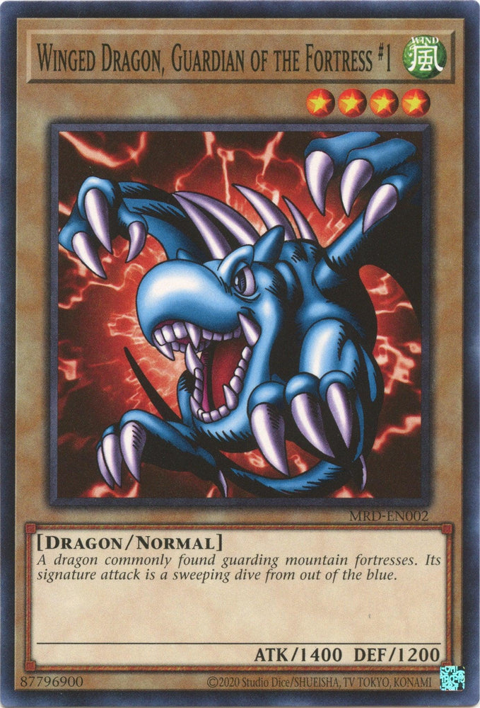Winged Dragon, Guardian of the Fortress #1 (25th Anniversary) [MRD-EN002] Common (ONLINE ORDER ONLY)
