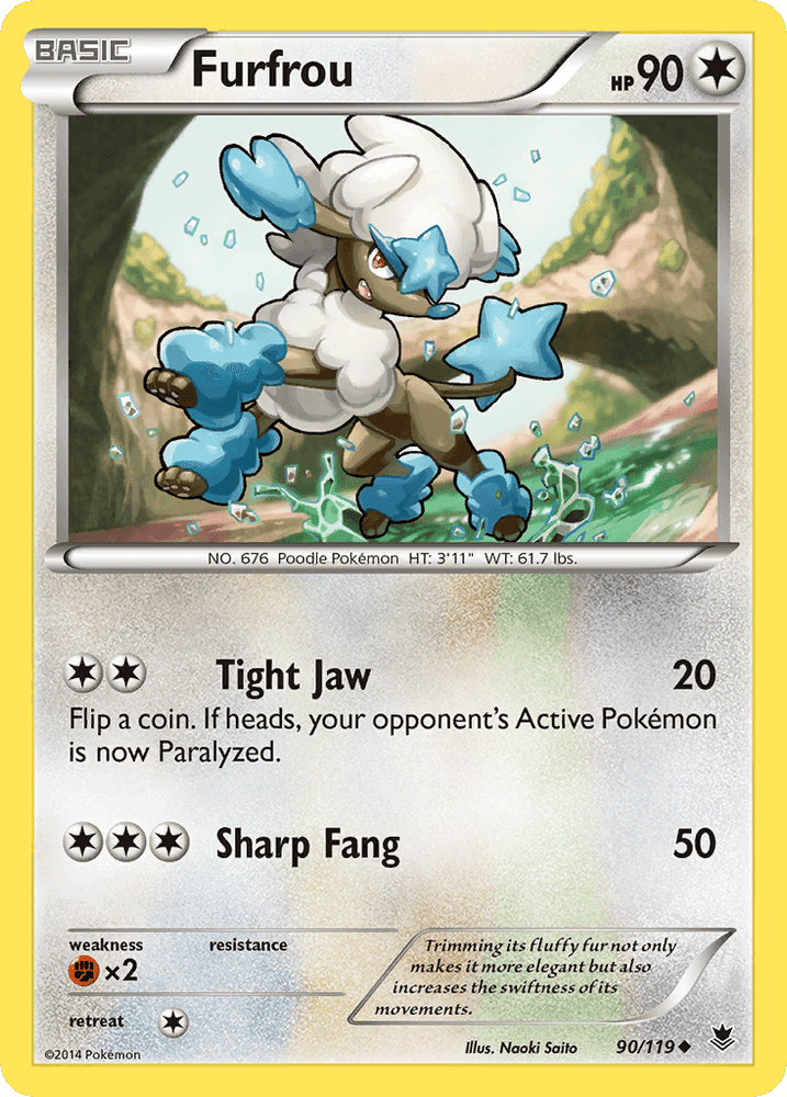 Furfrou (90/119) [XY: Phantom Forces] (Online Only)