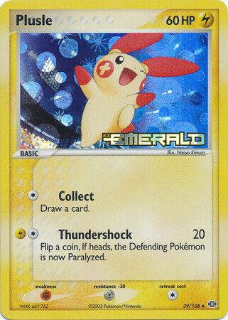 Plusle (39/106) (Stamped) [EX: Emerald] (Online Only)