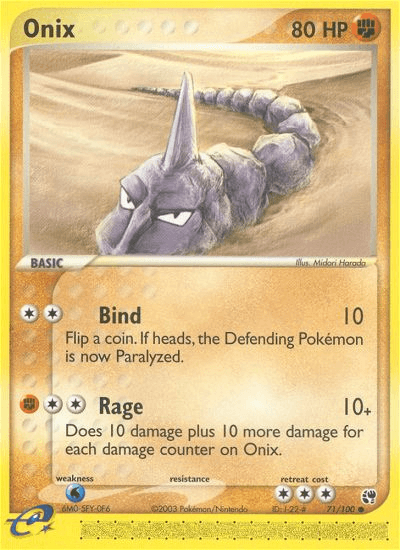 Onix (71/100) [EX: Sandstorm] (Online Only)