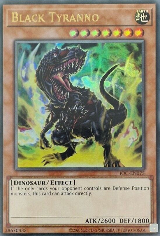 Black Tyranno (25th Anniversary) [IOC-EN075] Ultra Rare (ONLINE ORDER ONLY)