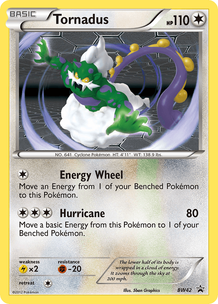 Tornadus (BW42) [Black & White: Black Star Promos] (Online Only)