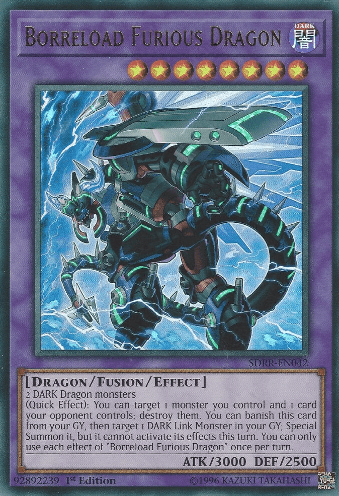 Borreload Furious Dragon [SDRR-EN042] Ultra Rare (ONLINE ORDER ONLY)