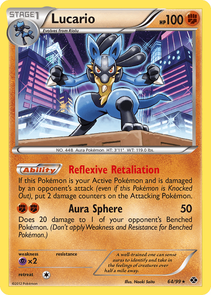 Lucario (64/99) [Black & White: Next Destinies] (Online Only)