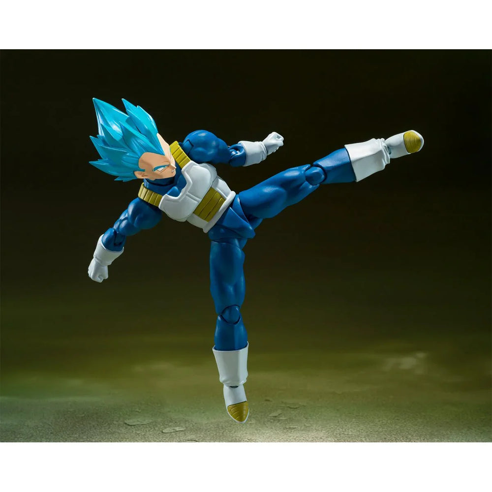 Dragon Ball Super Super Saiyan God Super Saiyan Vegeta Unwavering Saiyan Pride S.H.Figuarts Action Figure (Online Order Only)