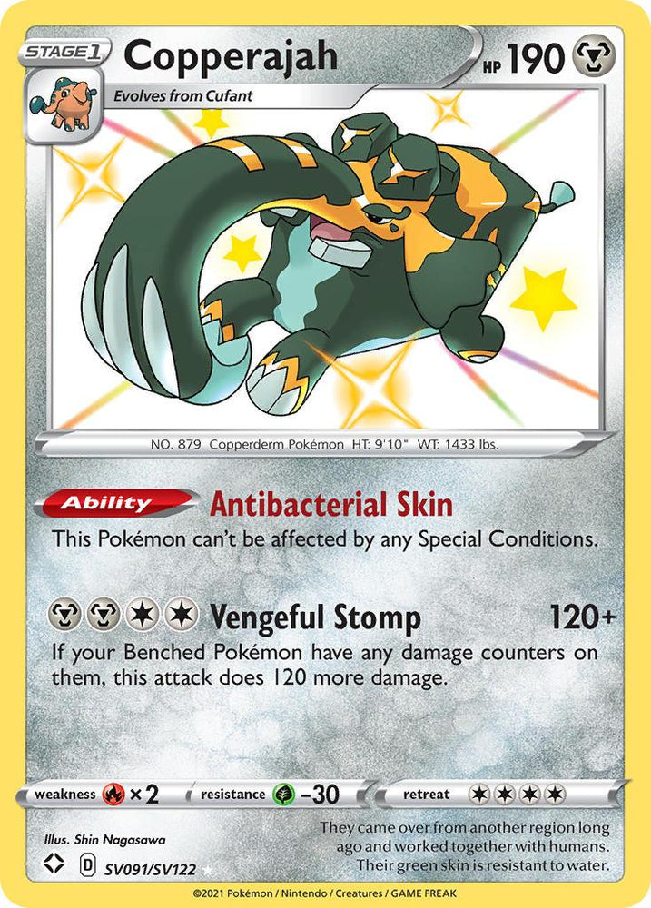 Copperajah (SV091/SV122) [Sword & Shield: Shining Fates] (Online Only)