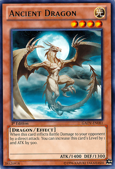 Ancient Dragon [GAOV-EN081] Rare (ONLINE ORDER ONLY)