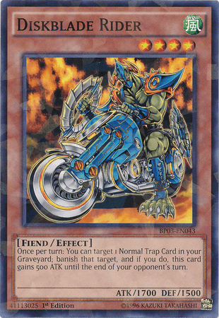 Diskblade Rider [BP03-EN043] Shatterfoil Rare (ONLINE ORDER ONLY)