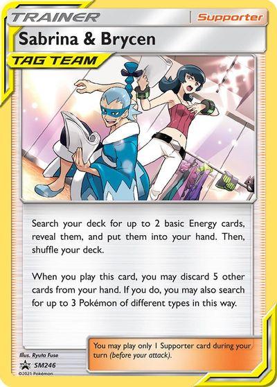 Sabrina & Brycen (SM246) [Sun & Moon: Black Star Promos] (Online Only)