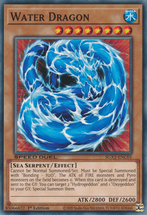 Water Dragon [SGX2-ENC01] Common (ONLINE ORDER ONLY)