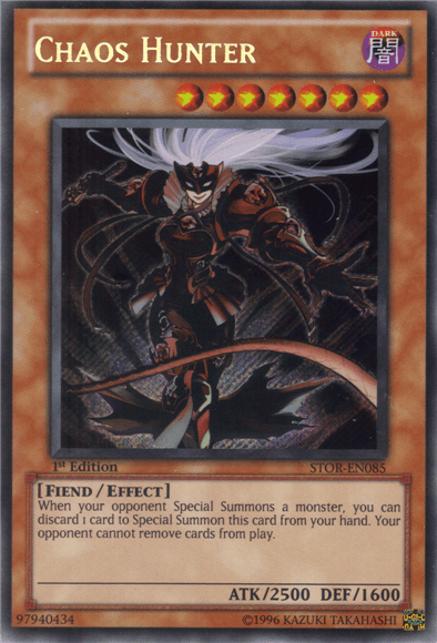Chaos Hunter [STOR-EN085] Secret Rare (ONLINE ORDER ONLY)
