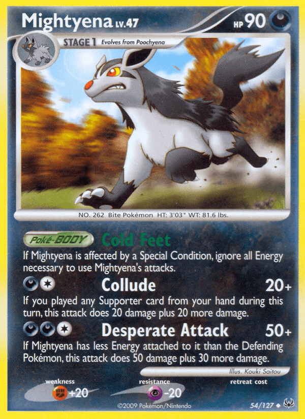 Mightyena (54/127) [Platinum: Base Set] (Online Only)