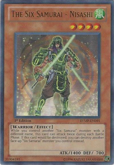 The Six Samurai - Nisashi [RYMP-EN091] Ultra Rare (ONLINE ORDER ONLY)