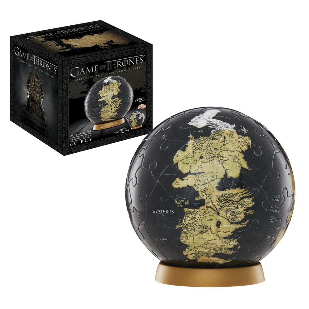 4D Paper Model Kit: Game of Thrones 3" Globe