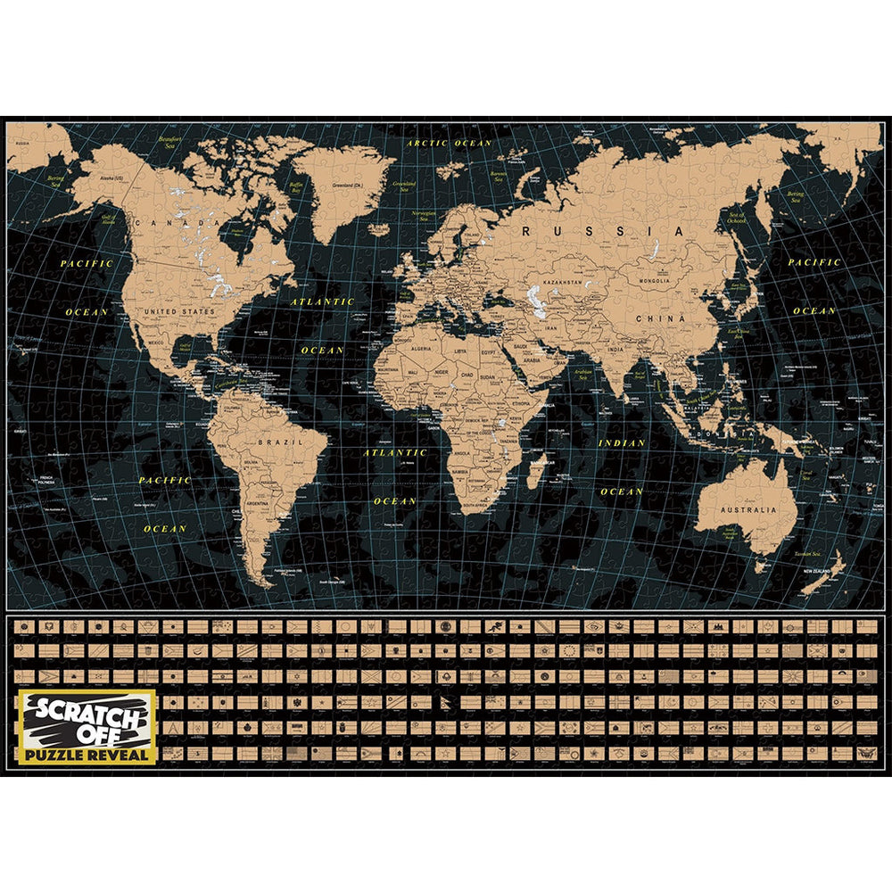 Scratch Off: World Travel Map