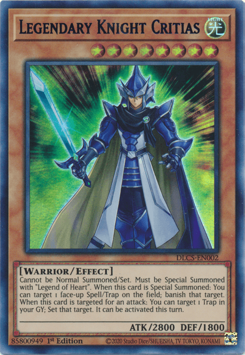 Legendary Knight Critias (Purple) [DLCS-EN002] Ultra Rare (ONLINE ORDER ONLY)