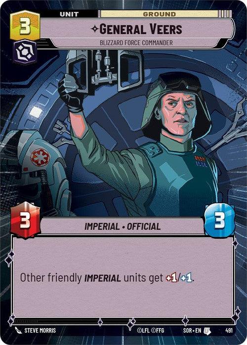 General Veers - Blizzard Force Commander (Hyperspace) (491) [Spark of Rebellion] (ONLINE ORDER ONLY)