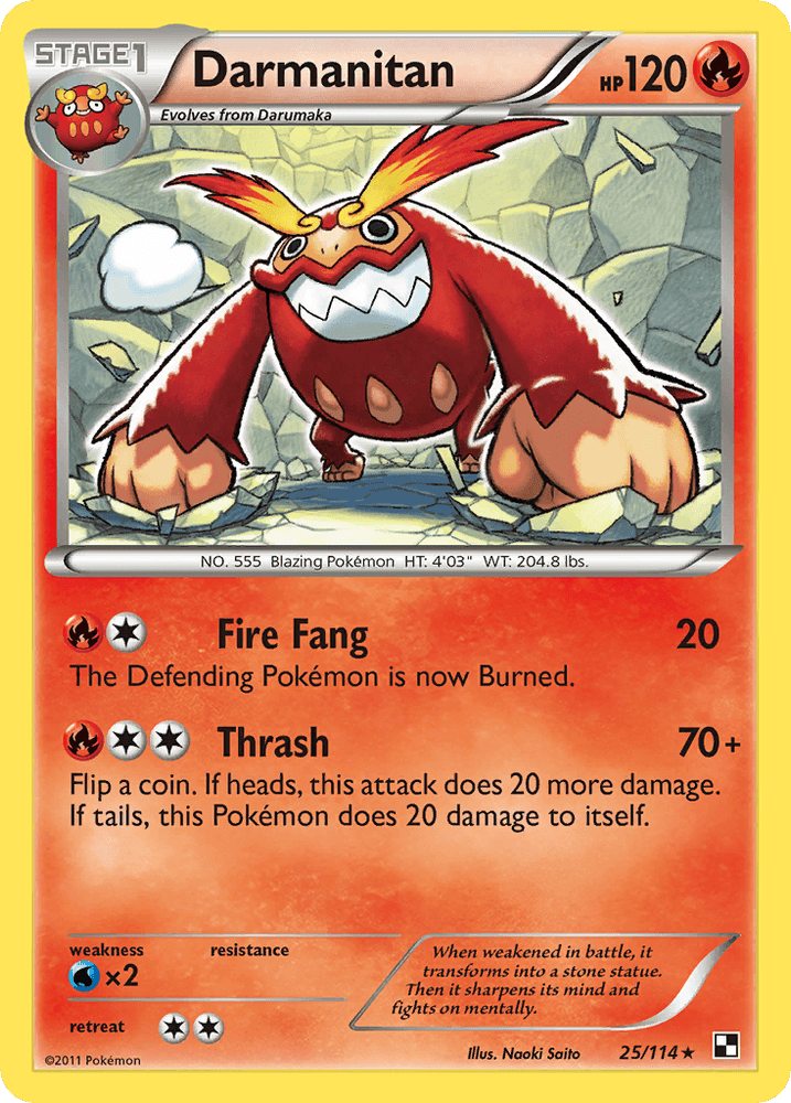 Darmanitan (25/114) [Black & White: Base Set] (Online Only)