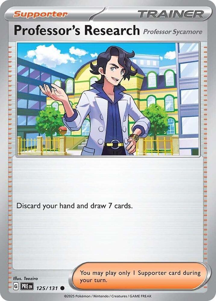 Professor's Research (125/131) [Professor Sycamore] [Scarlet & Violet: Prismatic Evolutions] (Online Only)