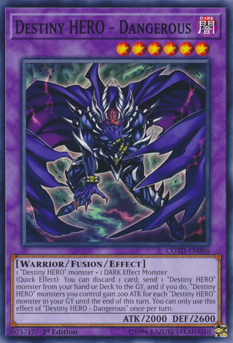 Destiny Hero - Dangerous [COTD-EN096] Common (ONLINE ORDER ONLY)