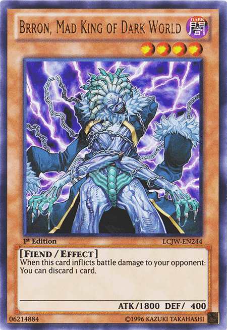 Brron, Mad King of Dark World [LCJW-EN244] Ultra Rare (ONLINE ORDER ONLY)