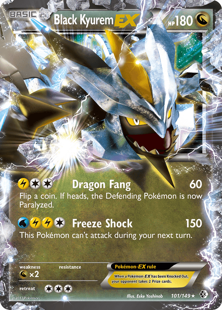 Black Kyurem EX (101/149) [Black & White: Boundaries Crossed] (Online Only)