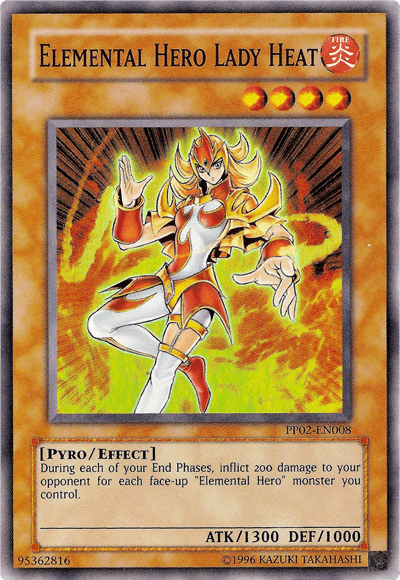 Elemental Hero Lady Heat [PP02-EN008] Super Rare (ONLINE ORDER ONLY)