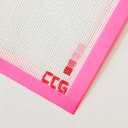 Cotswold Co Designs - Hand-Painted Pink Cowgirl Hat Needlepoint Canvas | 3” Canvas (ONLINE ORDER ONLY)