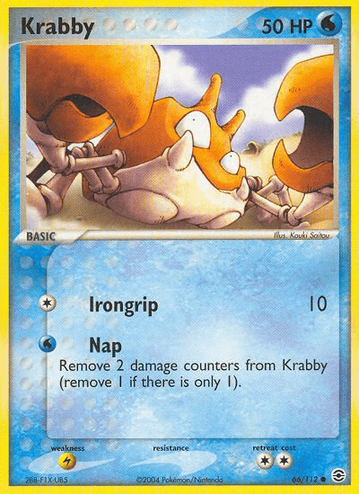 Krabby (66/112) [EX: FireRed & LeafGreen] (Online Only)
