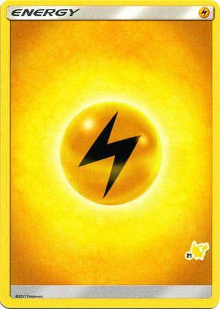 Lightning Energy (Pikachu Stamp #21) [Battle Academy 2020] (Online Only)