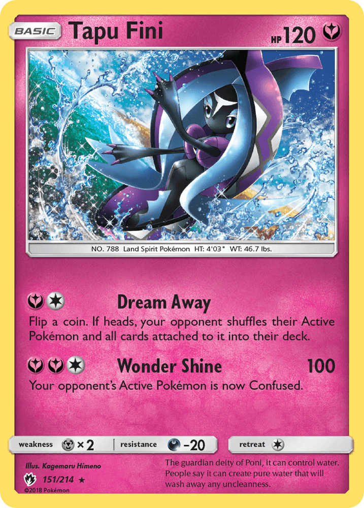 Tapu Fini (151/214) [Sun & Moon: Lost Thunder] (Online Only)