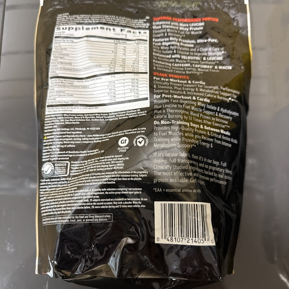 GNC AMP Wheybolic Ripped Protein & Thermogenic Powder Vanilla 16.6 Oz 18 Serv (ONLINE ORDER ONLY)