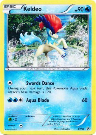 Keldeo (BW60) (Non Holo) [Black & White: Black Star Promos] (Online Only)
