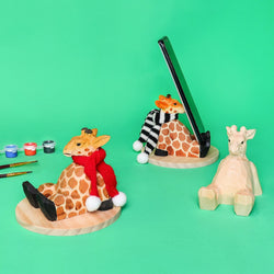 Paint Your Own Wood Carved Giraffe DIY Painting Kit (ONLINE ORDER ONLY)