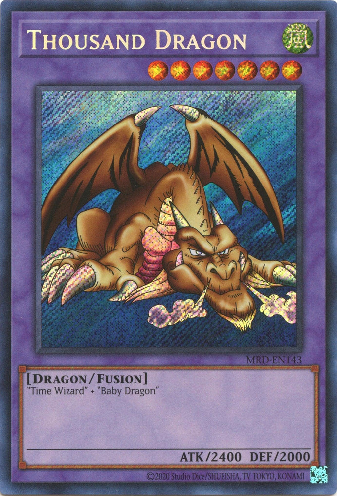 Thousand Dragon (25th Anniversary) [MRD-EN143] Secret Rare (ONLINE ORDER ONLY)
