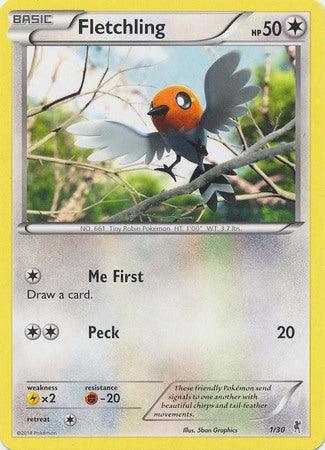 Fletchling (1/30) [XY: Trainer Kit 1 - Bisharp] (Online Only)