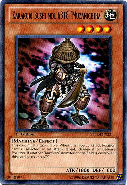 Karakuri Bushi mdl 6318 Muzanichiha [STBL-EN023] Rare (ONLINE ORDER ONLY)