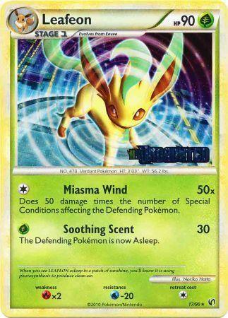 Leafeon (17/90) (Prerelease Promo) [Nintendo: Black Star Promos] (Online Only)