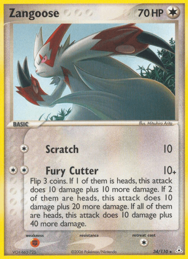Zangoose (34/110) [EX: Holon Phantoms] (Online Only)