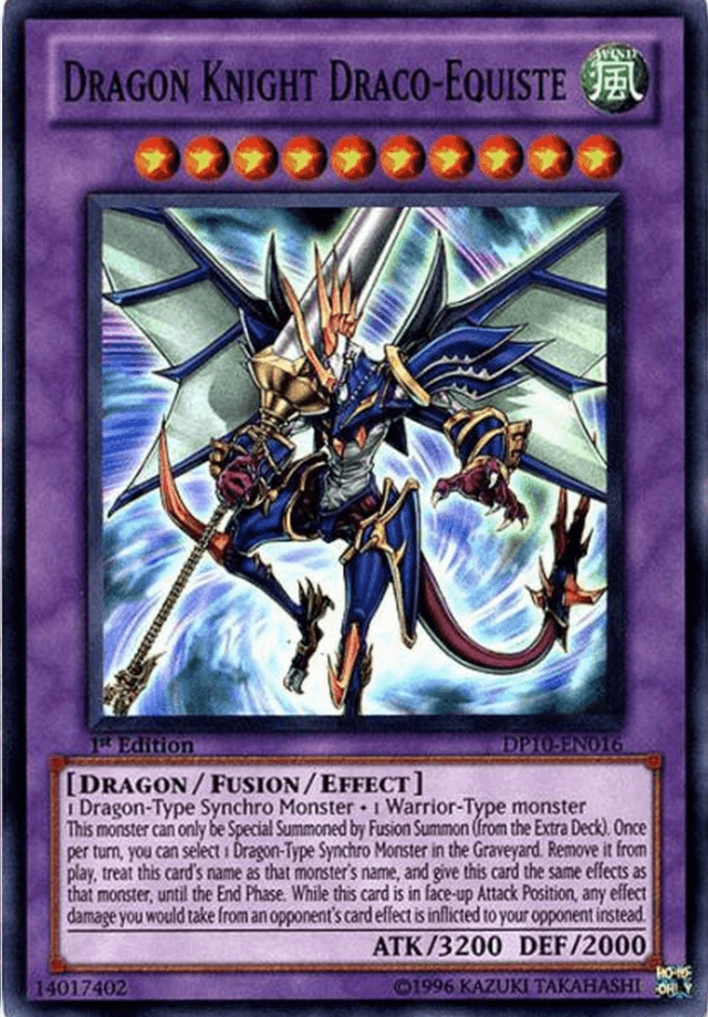 Dragon Knight Draco-Equiste [DP10-EN016] Super Rare (ONLINE ORDER ONLY)